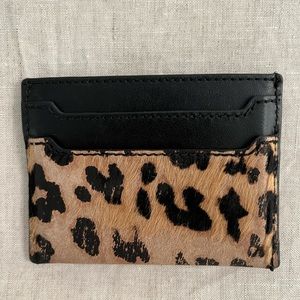 J.Crew Leopard Card Case